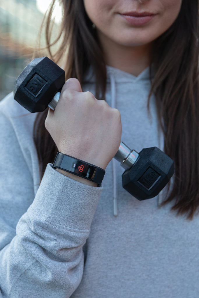 RCS recycled TPU Sense Fit with heart rate monitor - Black