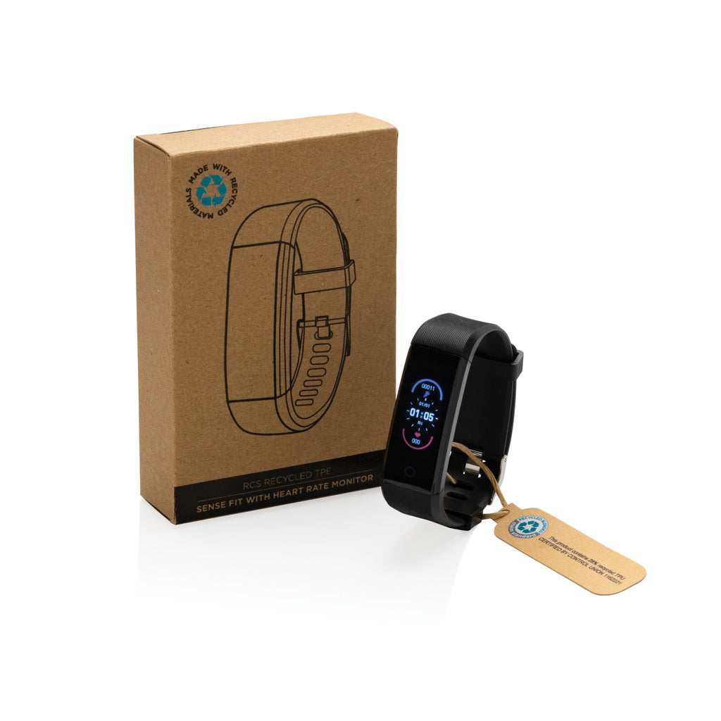 RCS recycled TPU Sense Fit with heart rate monitor - Black