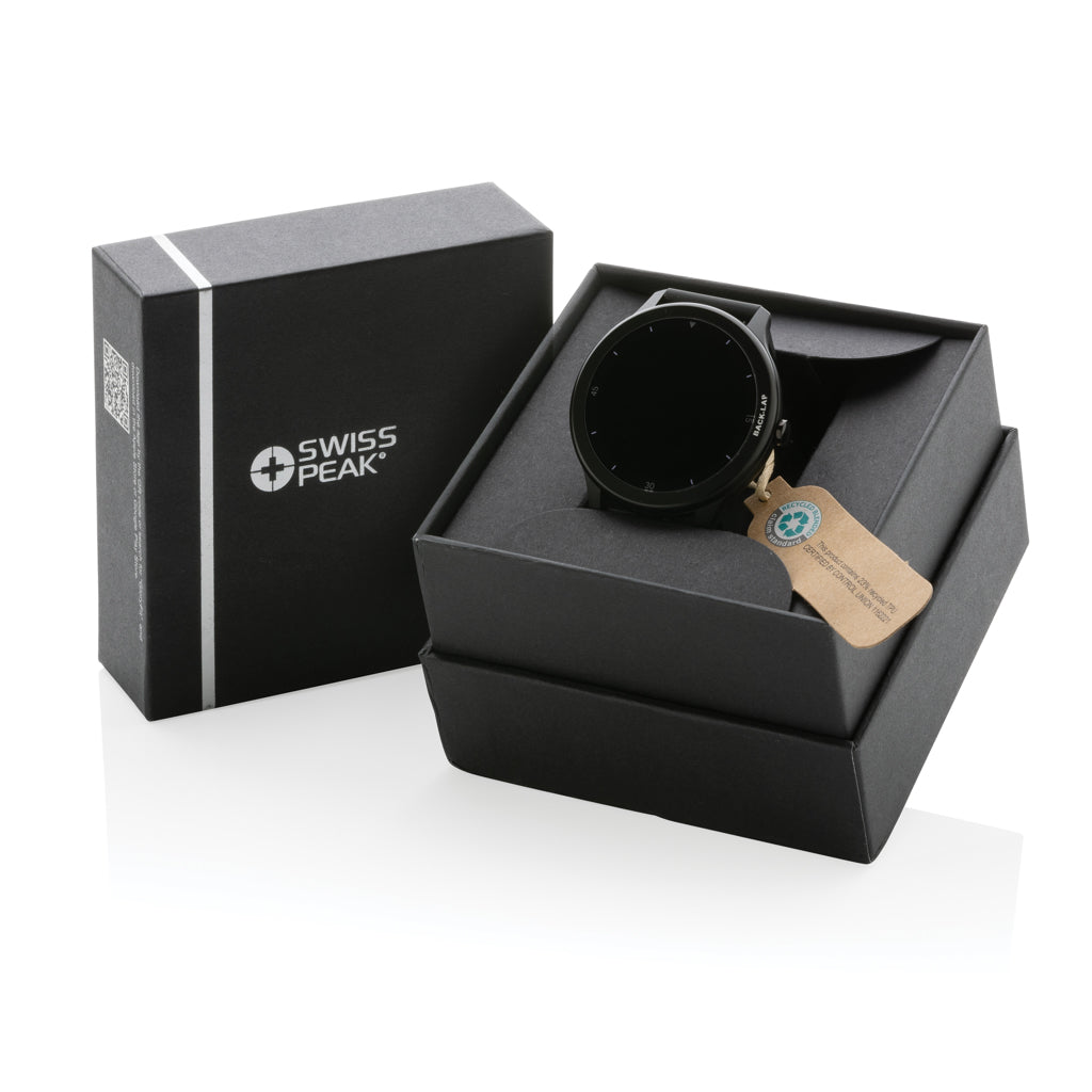 Swiss Peak RCS recycled TPU Watch - Black