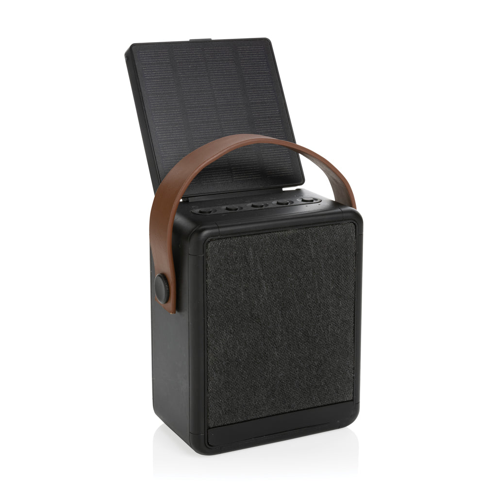 Skywave RCS recycled plastic solar speaker 12W - Black