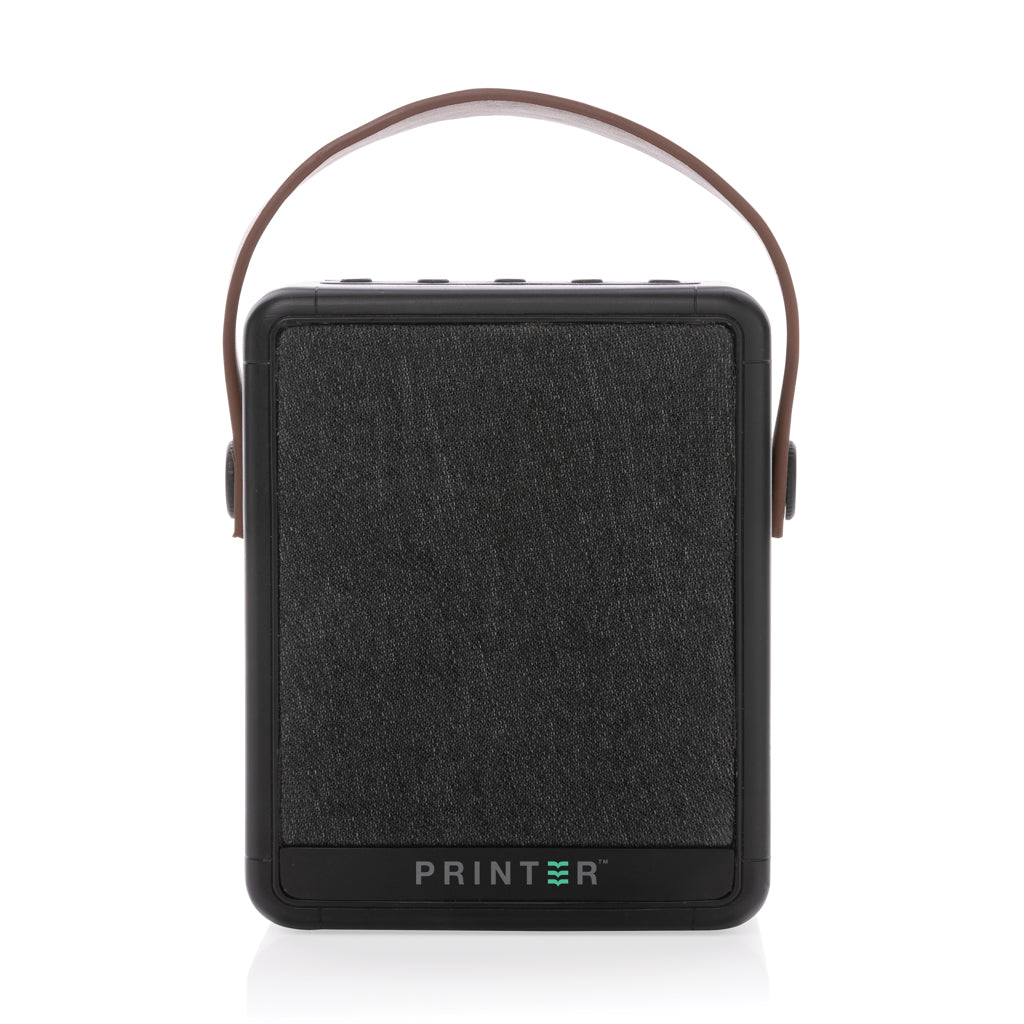Skywave RCS recycled plastic solar speaker 12W - Black