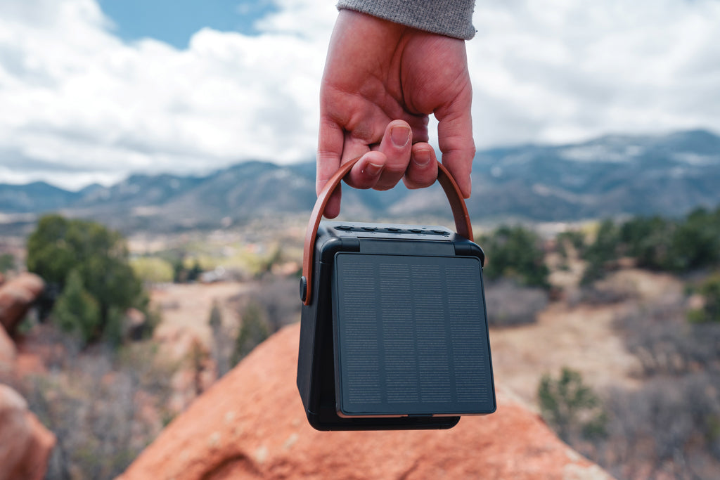 Skywave RCS recycled plastic solar speaker 12W - Black