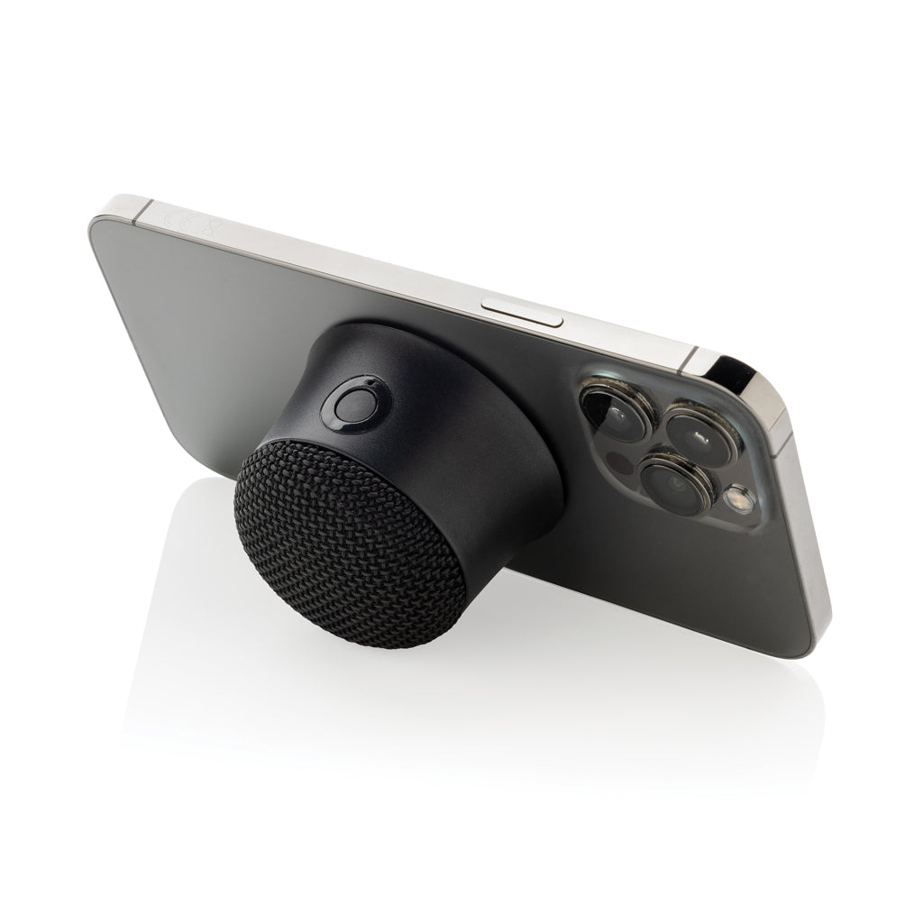 Magtune RCS recycled plastic magnetic 5W speaker - Black