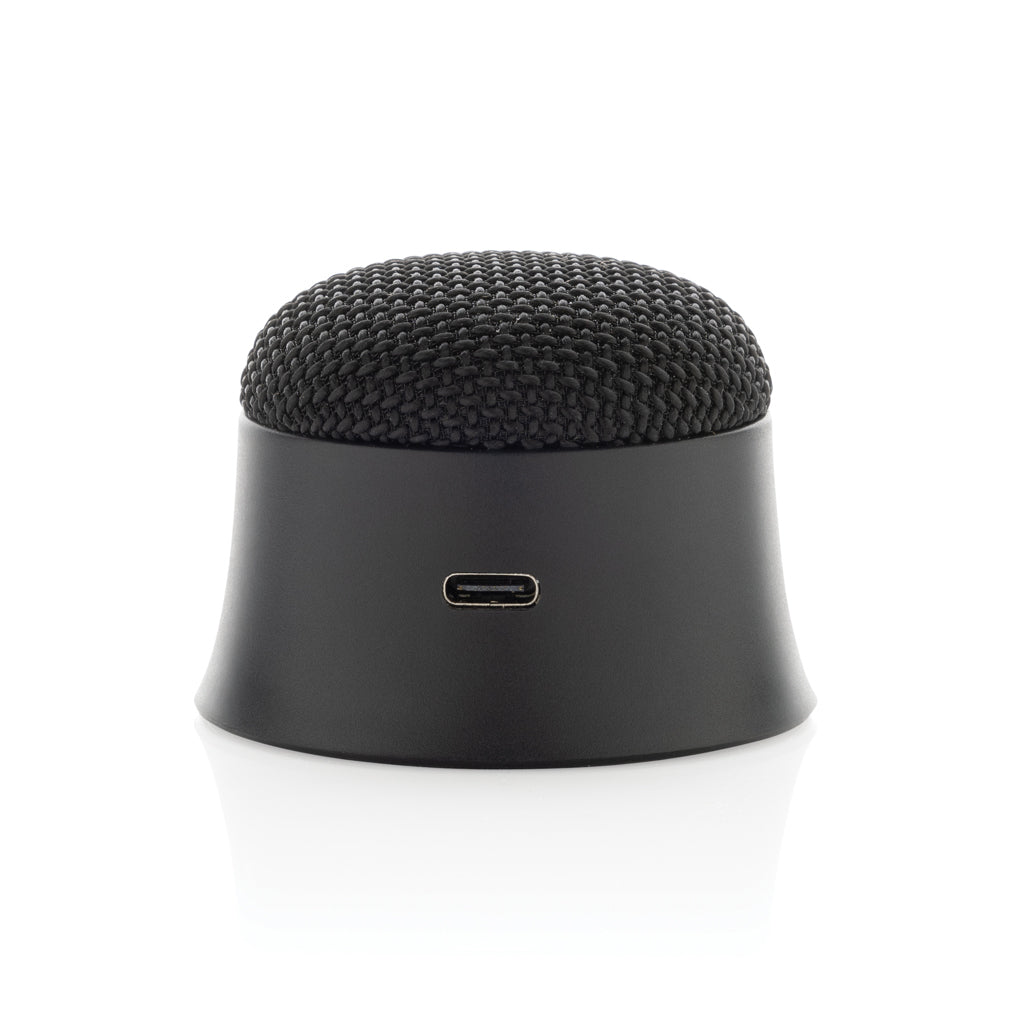 Magtune RCS recycled plastic magnetic 5W speaker - Black