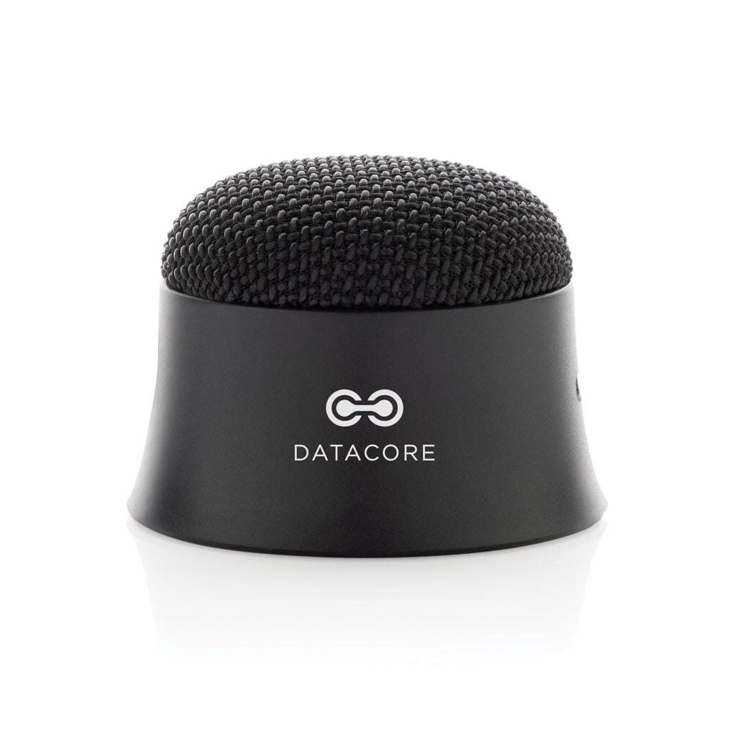 Magtune RCS recycled plastic magnetic 5W speaker - Black