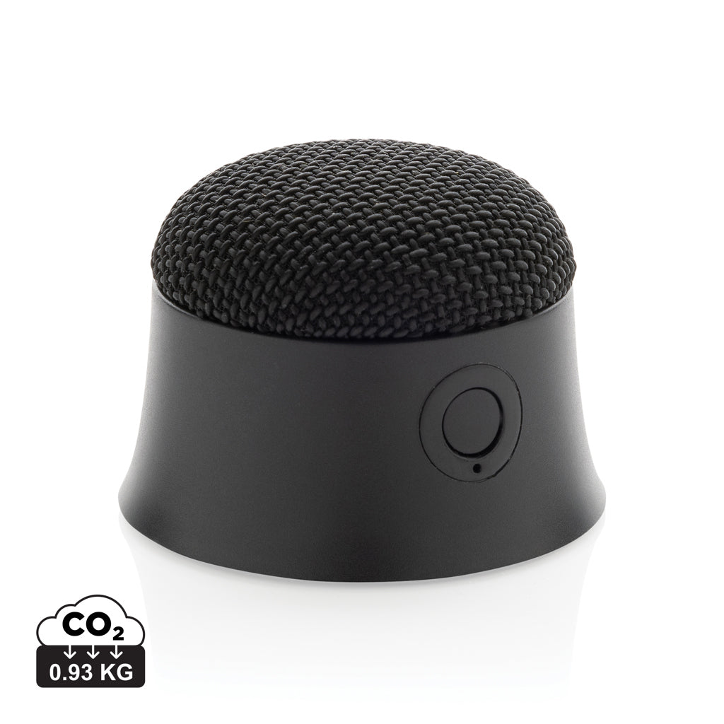 Magtune RCS recycled plastic magnetic 5W speaker - Black
