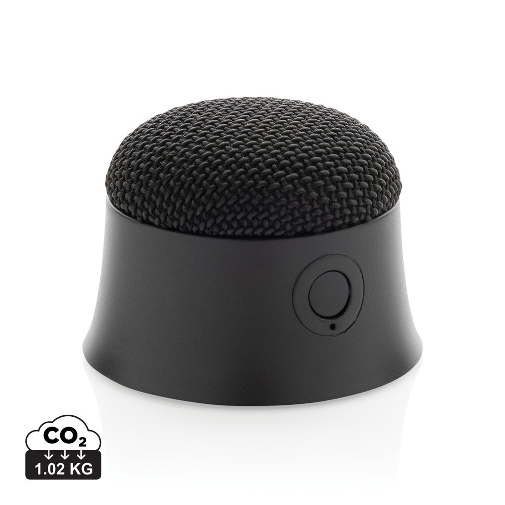 Magtune RCS recycled plastic magnetic 5W speaker - Black