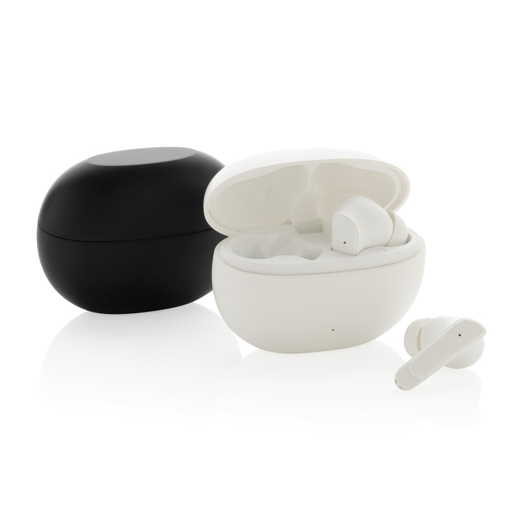 Prolink RCS recycled plastic hybrid ANC/ENC earbud - White