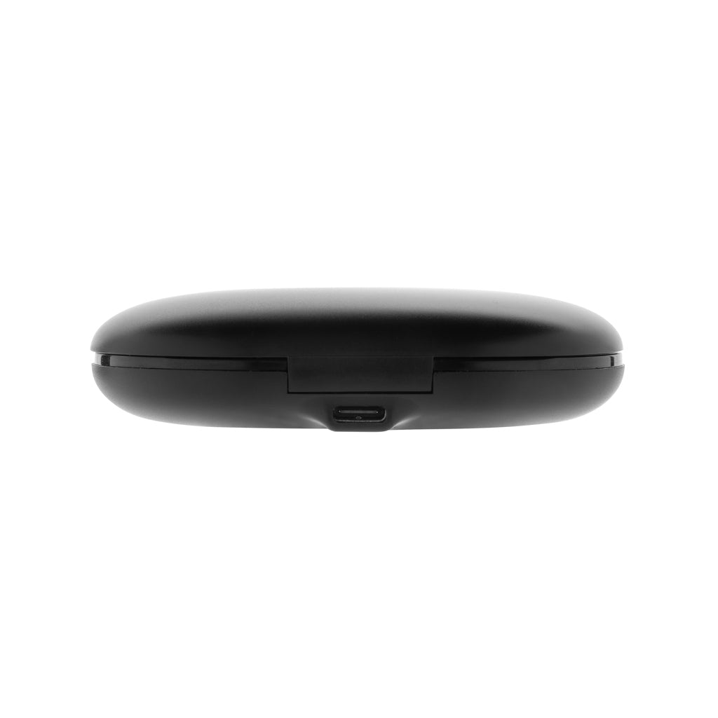 Fitsound RCS recycled plastic open ear TWS earbuds - Black