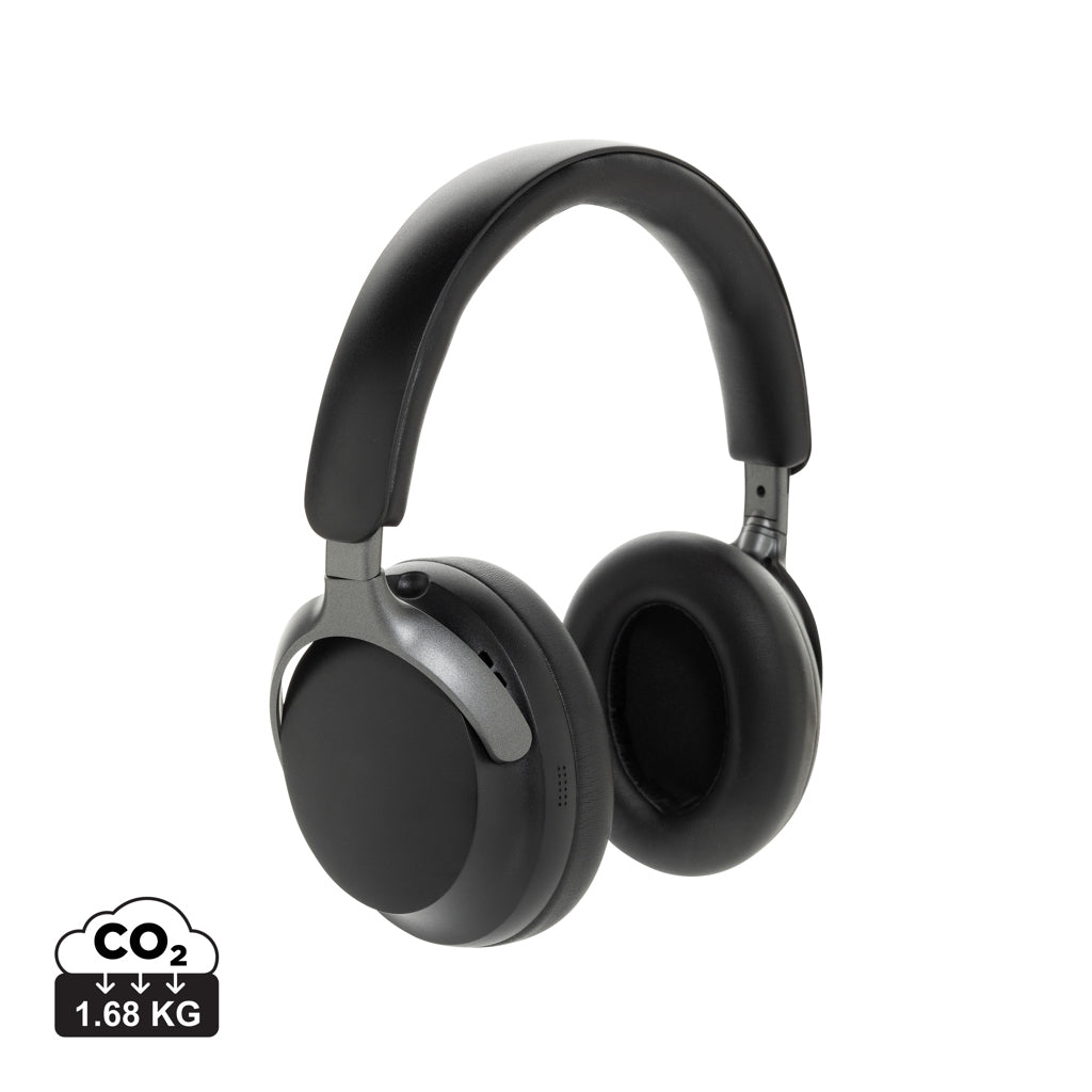 Soundpro RCS recycled plastic ANC headphone - Black