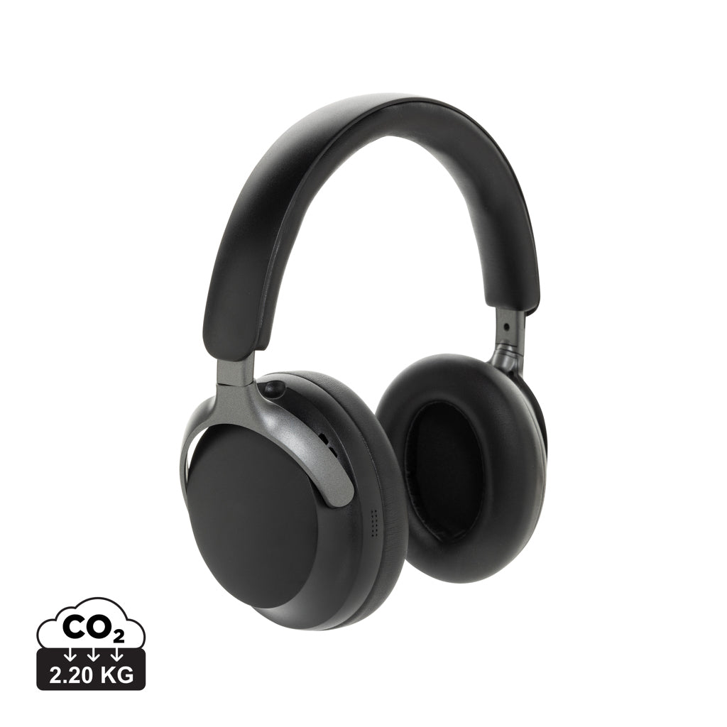 Soundpro RCS recycled plastic ANC headphone - Black