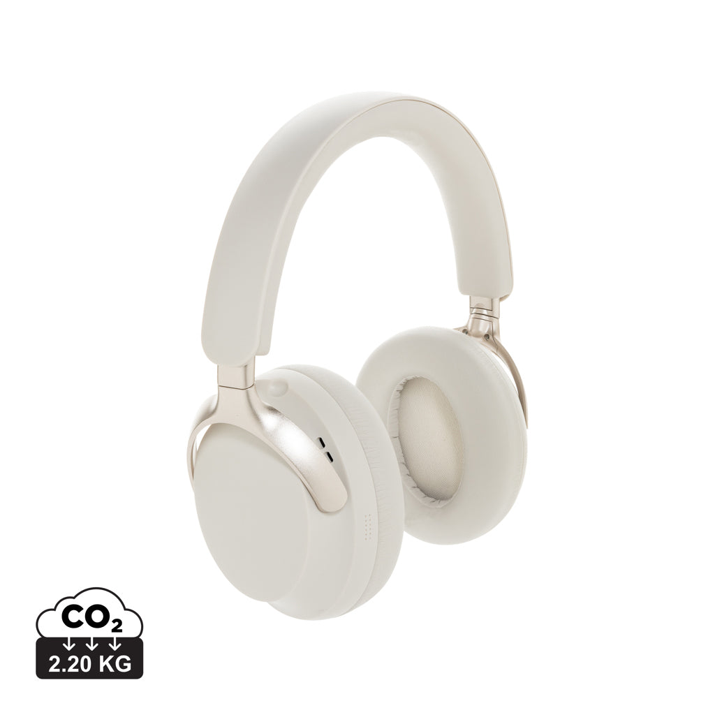 Soundpro RCS recycled plastic ANC headphone - White