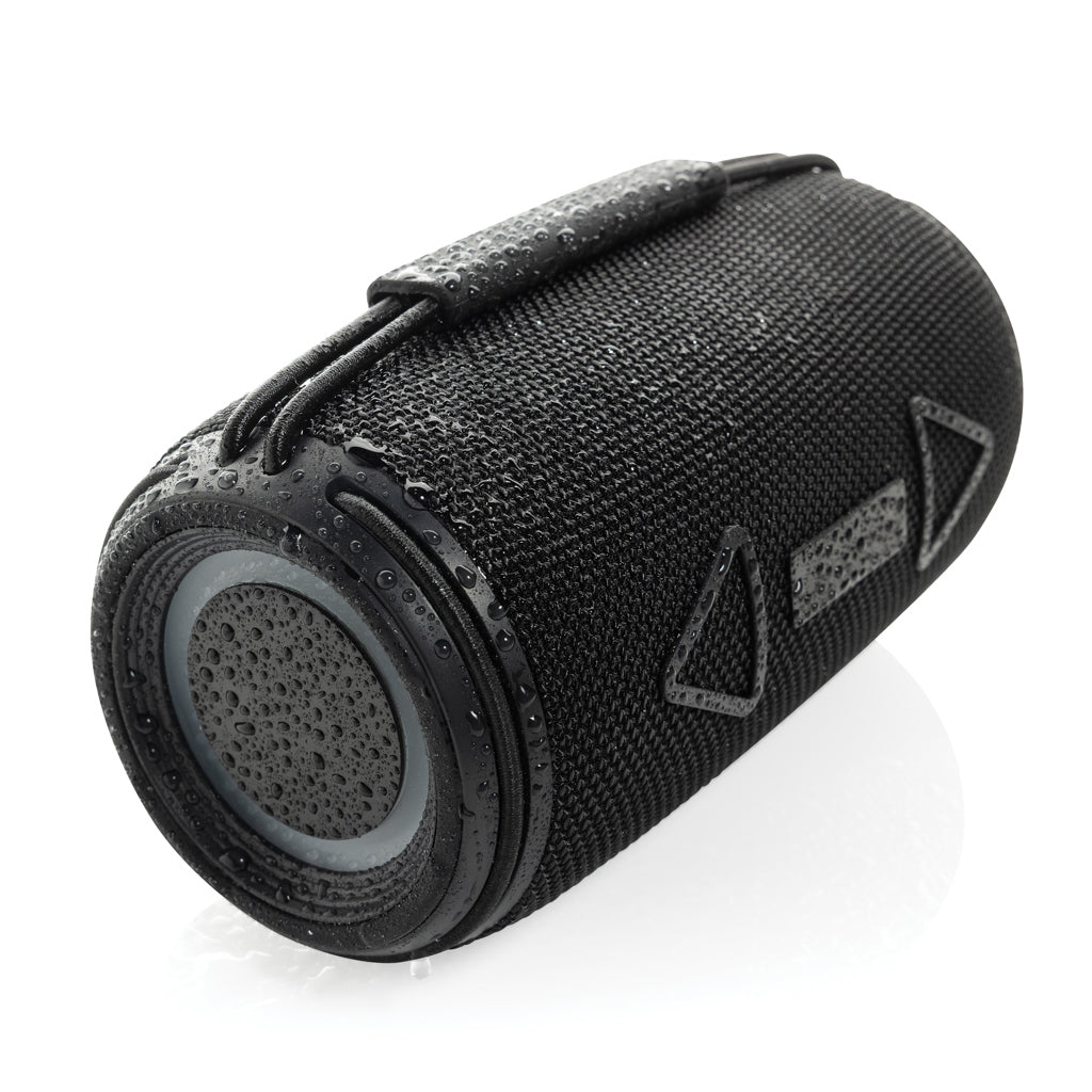 Prisma RCS recycled plastic IPX 4 waterpoof 16W speaker - Black