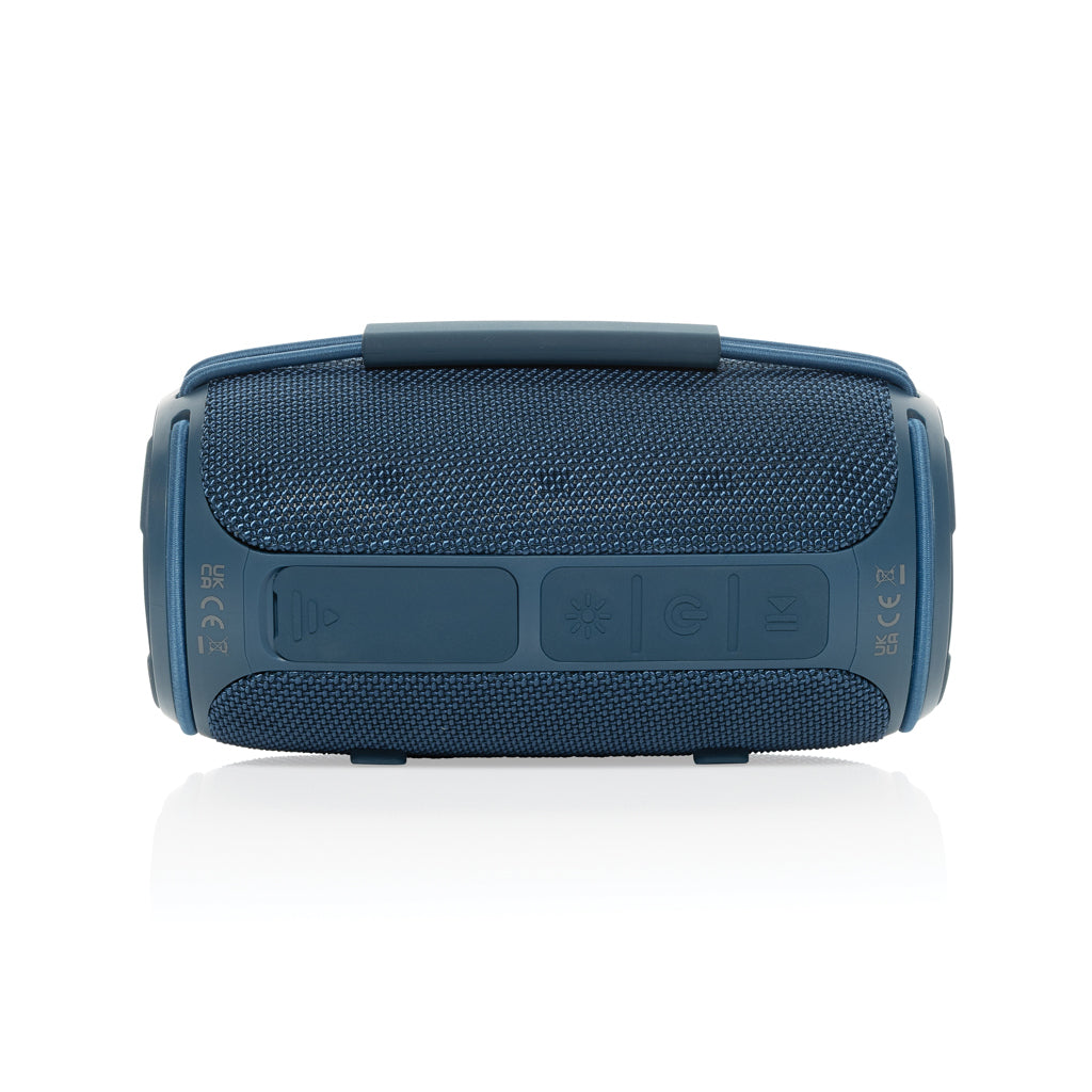 Prisma RCS recycled plastic IPX 4 waterpoof 16W speaker - Blue