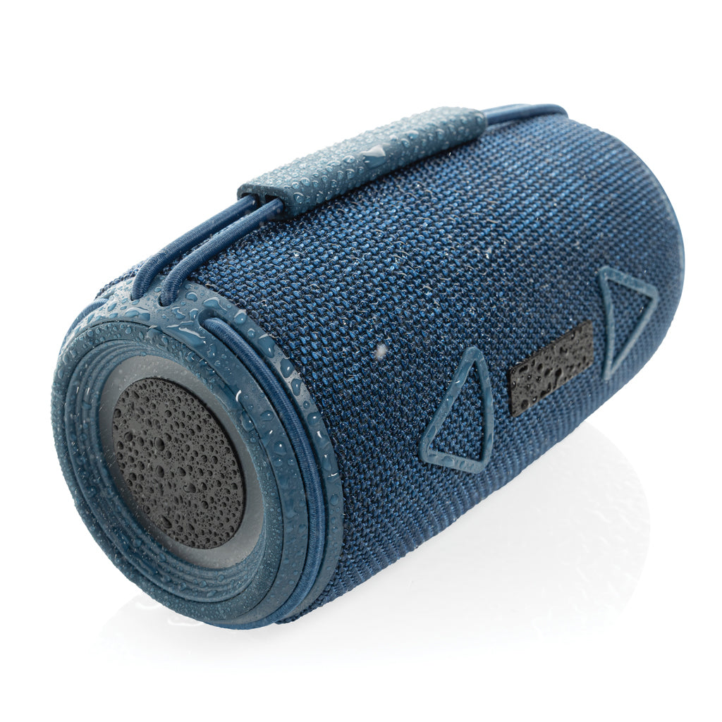 Prisma RCS recycled plastic IPX 4 waterpoof 16W speaker - Blue