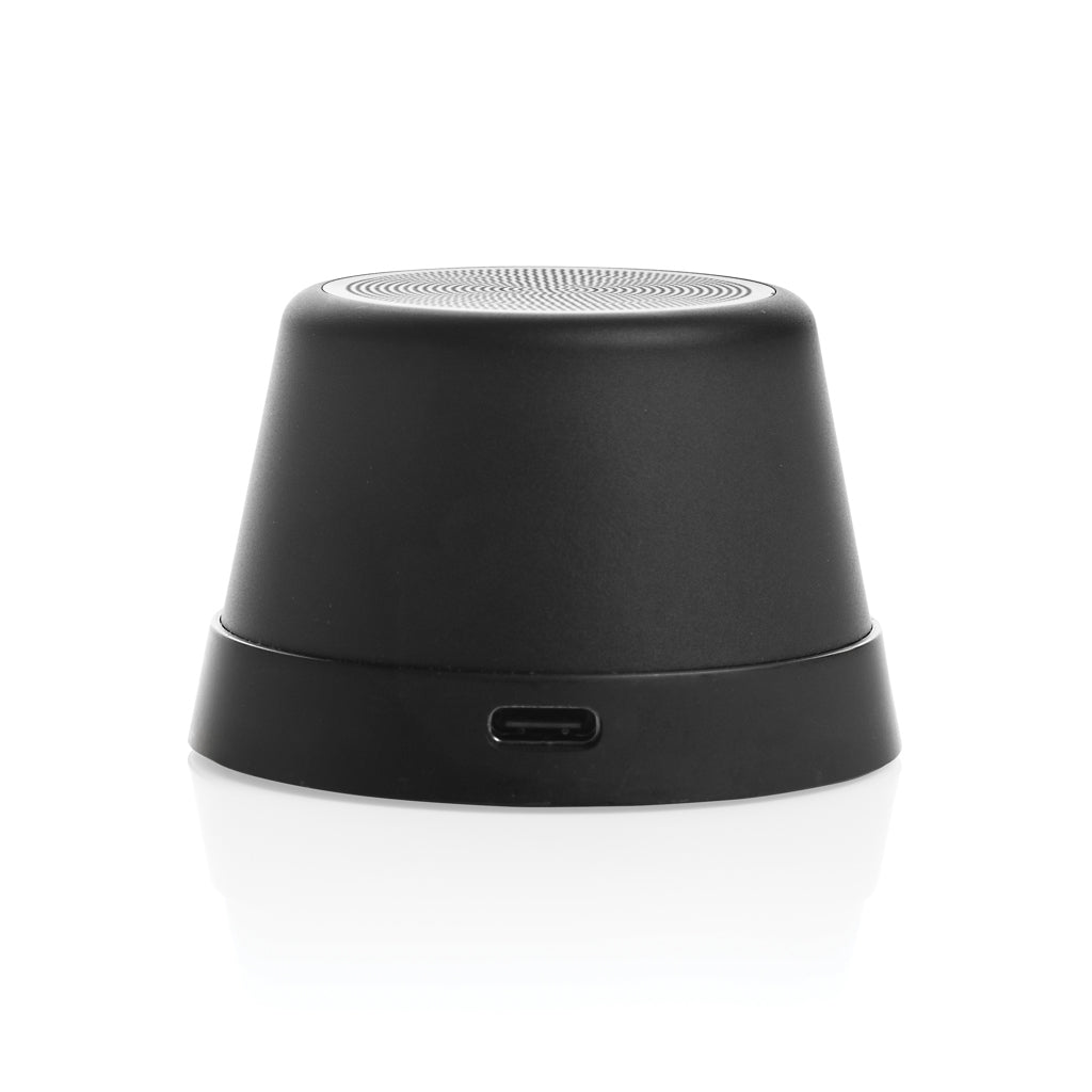 Nivio RCS recycled aluminum magnetic 5W Speaker - Black