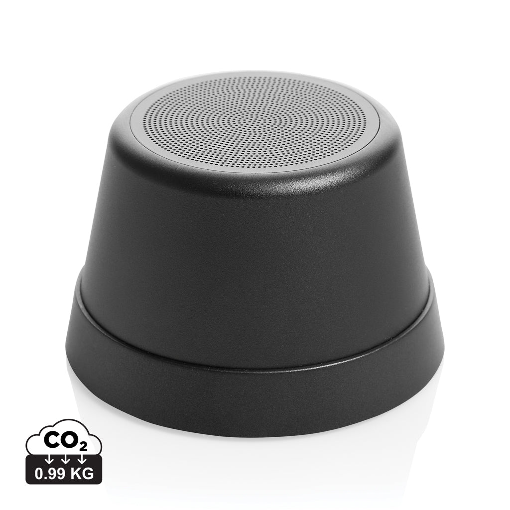 Nivio RCS recycled aluminum magnetic 5W Speaker - Black