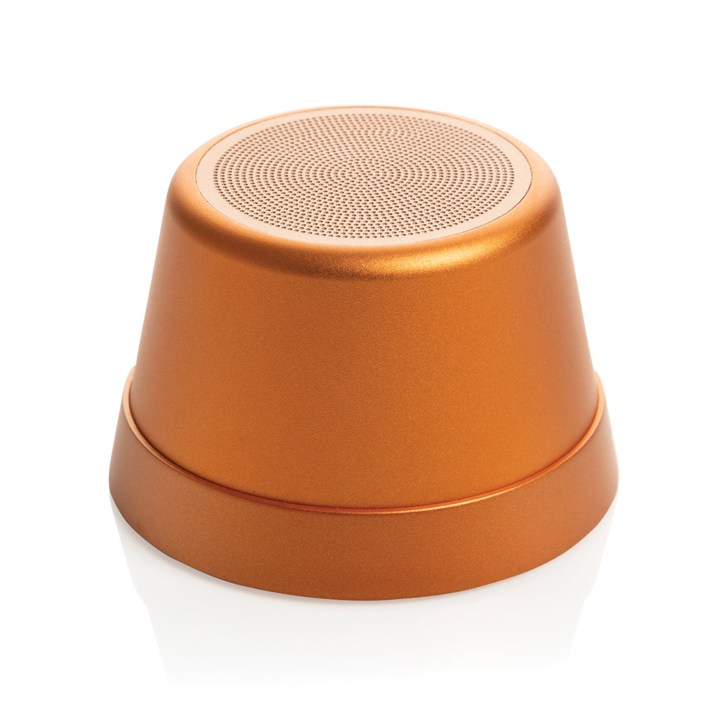 Nivio RCS recycled aluminum magnetic 5W Speaker - Orange