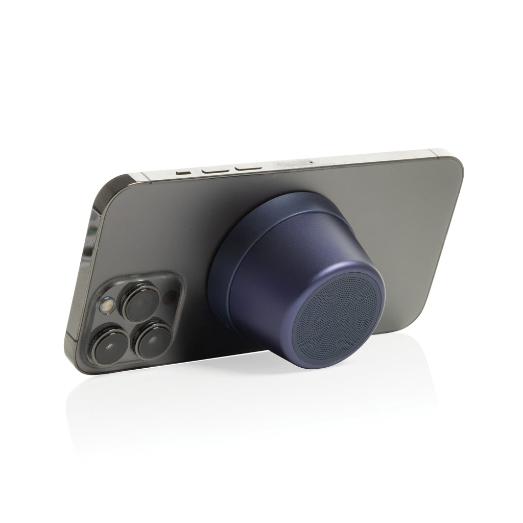 Nivio RCS recycled aluminum magnetic 5W Speaker - Blue