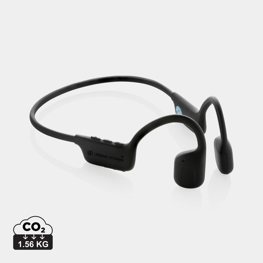 Urban Vitamin Glendale RCS rplastic air conductive headphone - Black