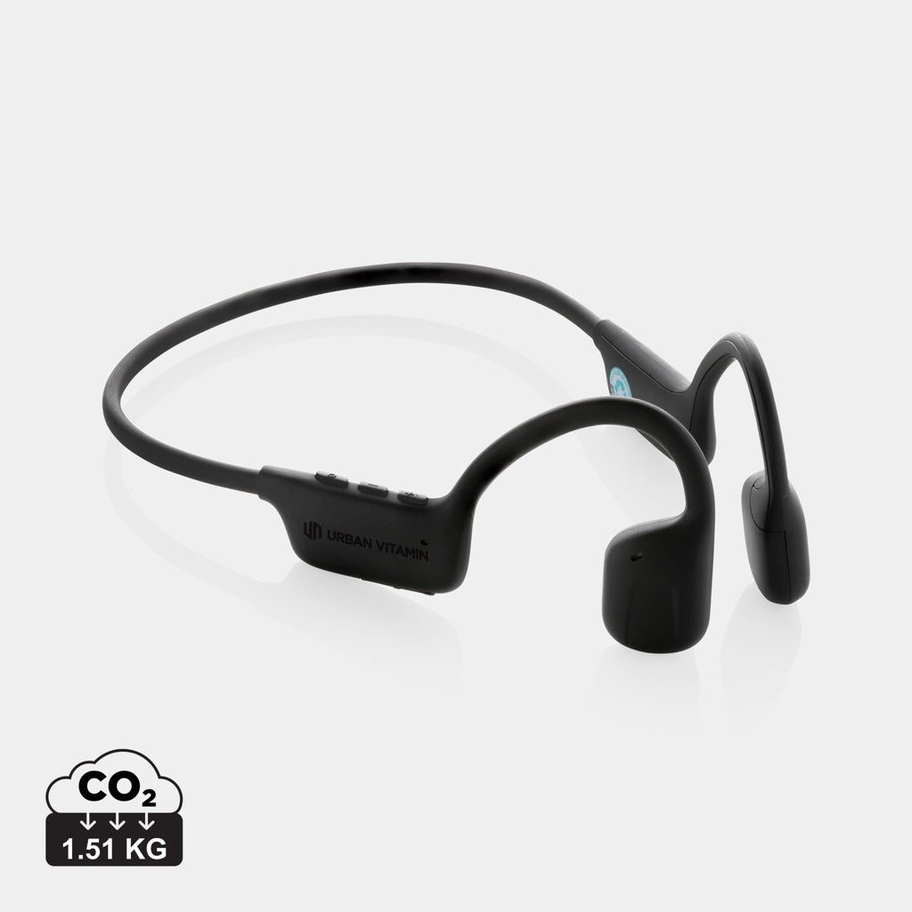 Urban Vitamin Glendale RCS rplastic air conductive headphone - Black