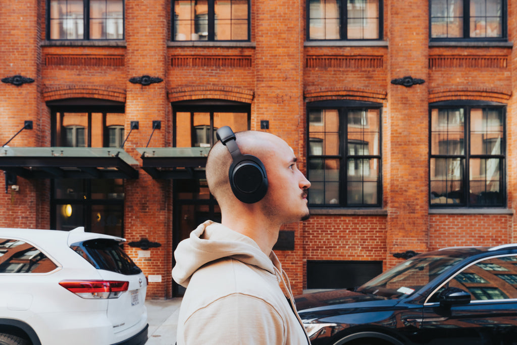 Irvine RCS recycled and repairable ANC wireless headphone - Black