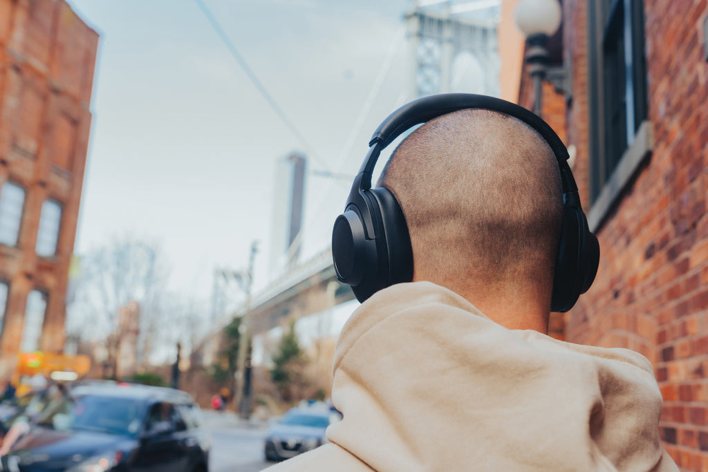 Irvine RCS recycled and repairable ANC wireless headphone - Black