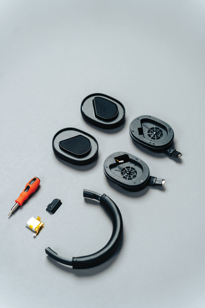 Irvine RCS recycled and repairable ANC wireless headphone - Black