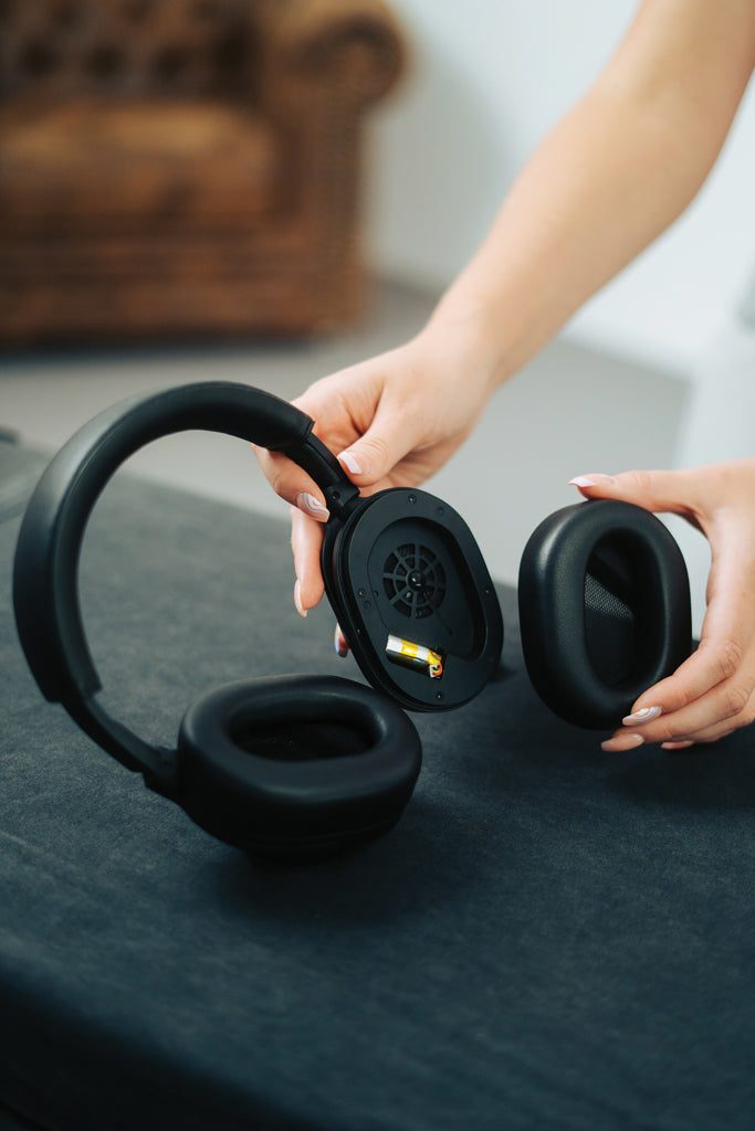Irvine RCS recycled and repairable ANC wireless headphone - Black