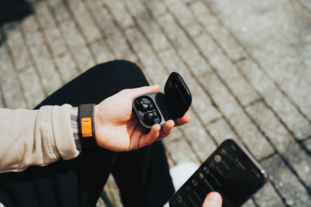 Lakewood RCS recycled and repairable wireless earbuds - Black