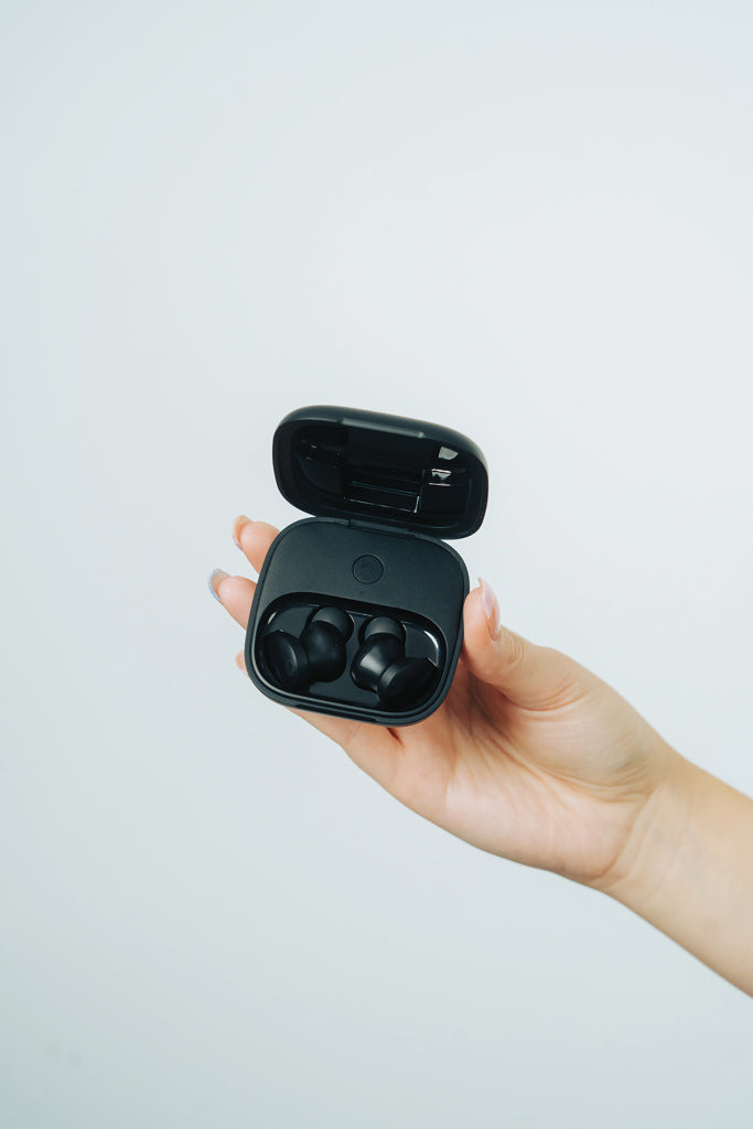 Lakewood RCS recycled and repairable wireless earbuds - Black