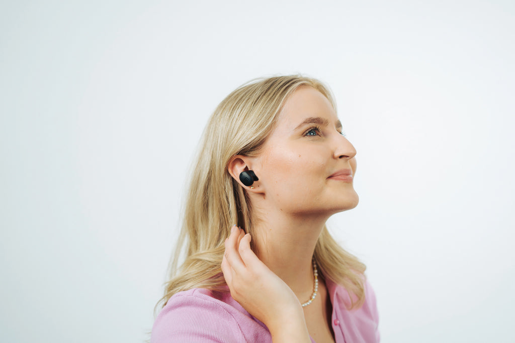 Lakewood RCS recycled and repairable wireless earbuds - Black