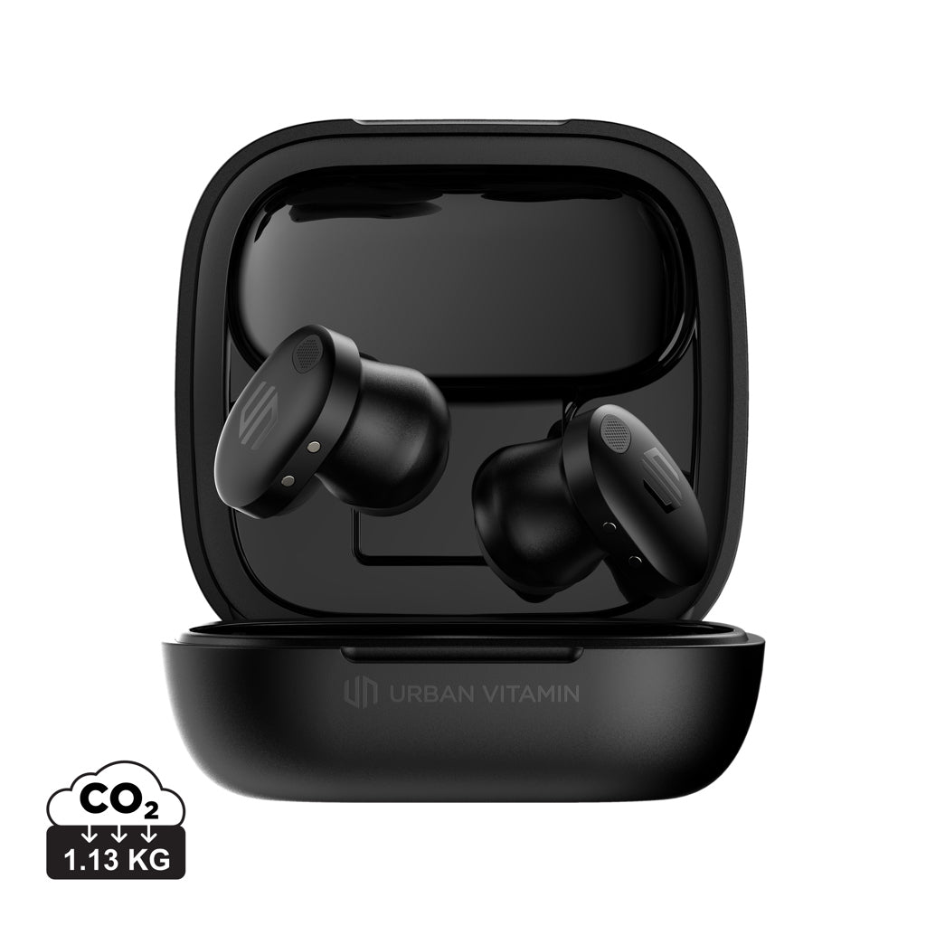 Lakewood RCS recycled and repairable wireless earbuds - Black