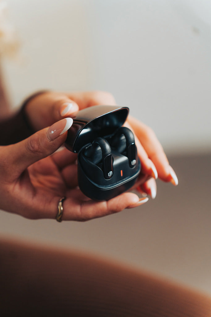 Urban Vitamin Long Beach ENC rplastic wireless earbuds - Black