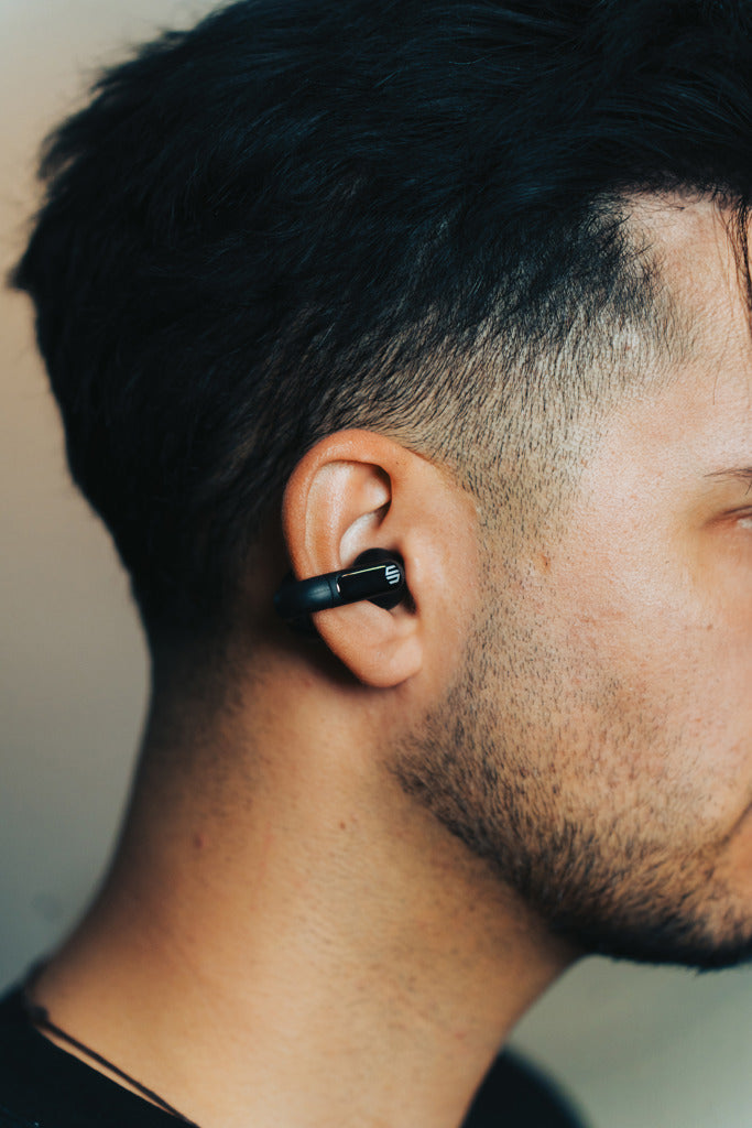 Urban Vitamin Long Beach ENC rplastic wireless earbuds - Black
