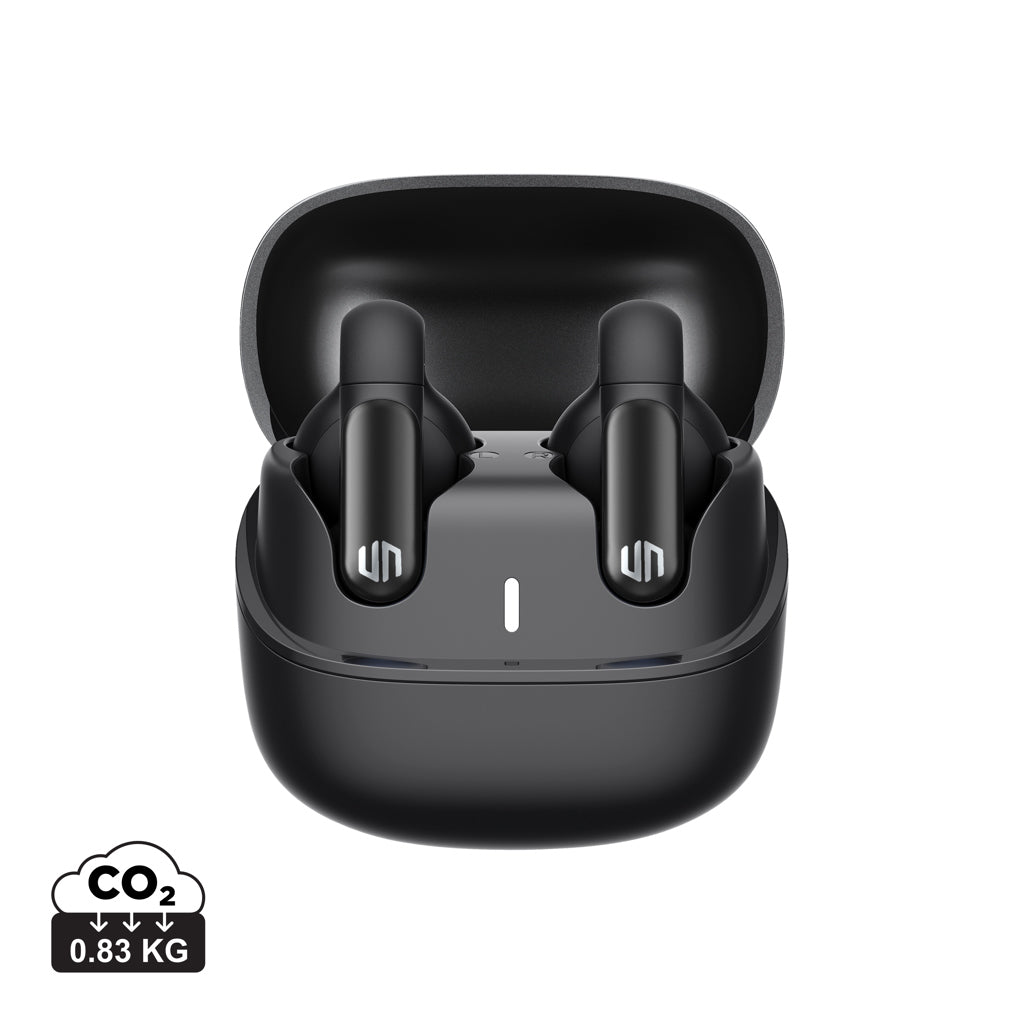 Urban Vitamin Long Beach ENC rplastic wireless earbuds - Black