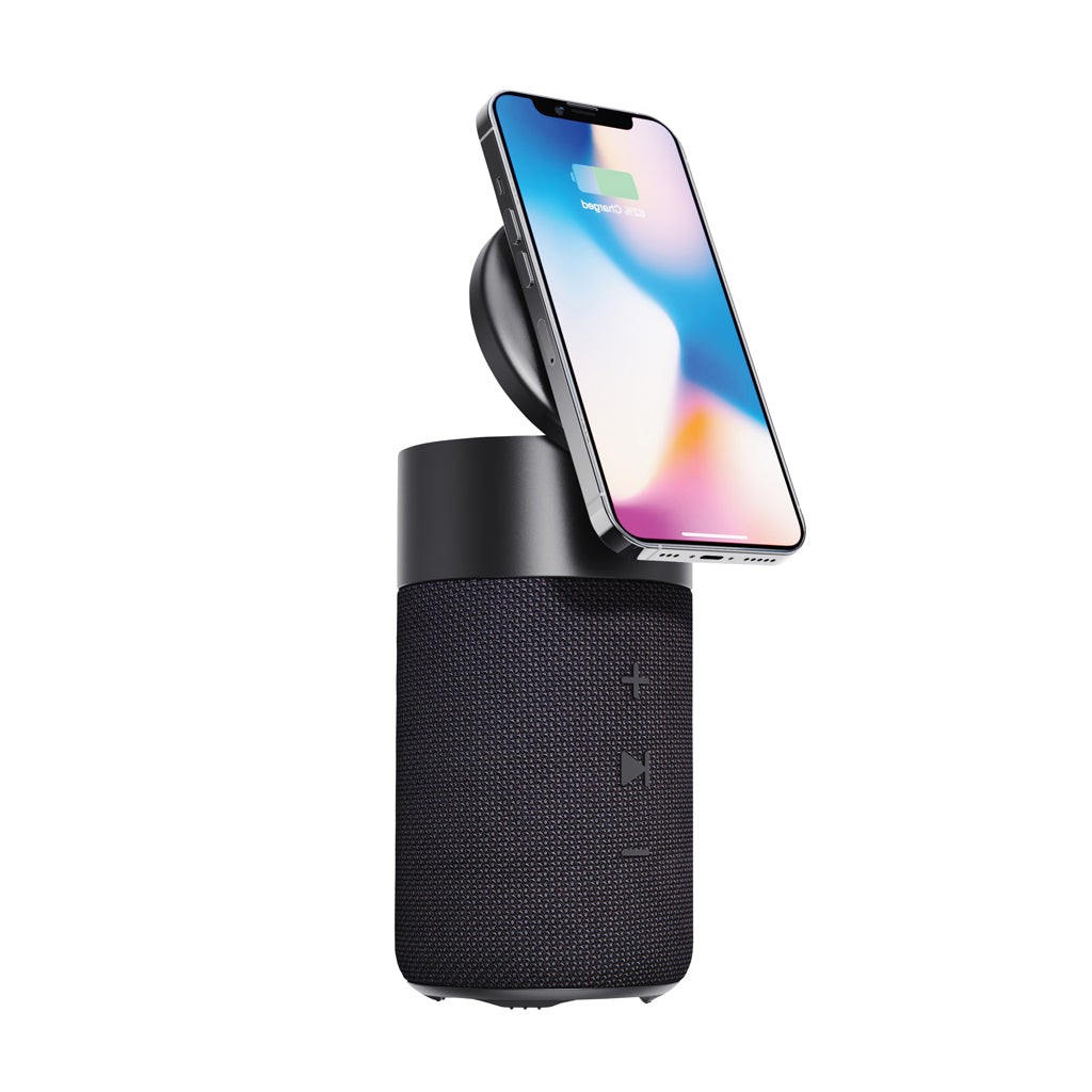 Urban Vitamin Anaheim RCS recycled 10W speaker 15W charger - Black