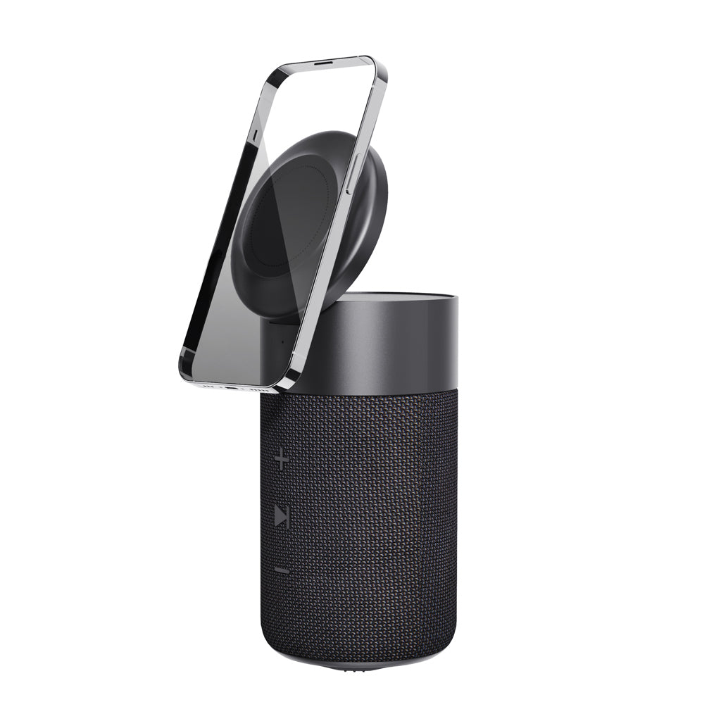 Urban Vitamin Anaheim RCS recycled 10W speaker 15W charger - Black