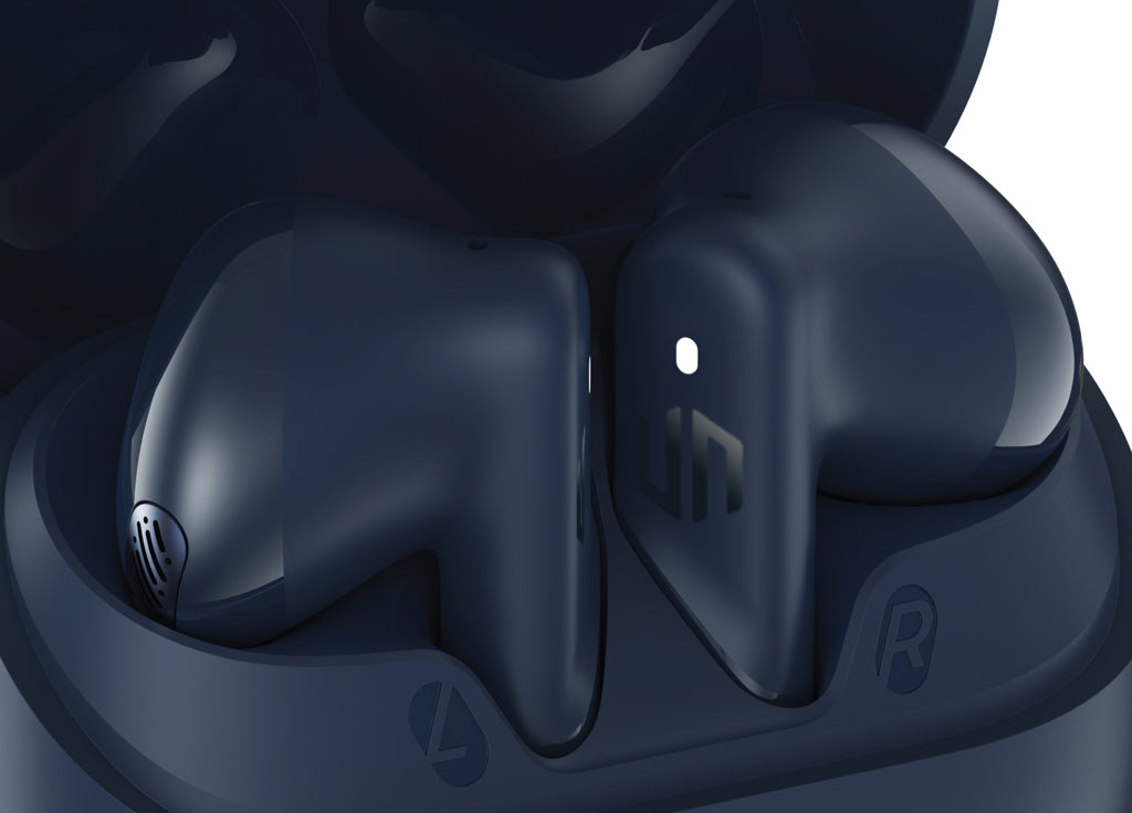 Urban Vitamin Santa Clara RCS plastic ENC earbuds - Blue