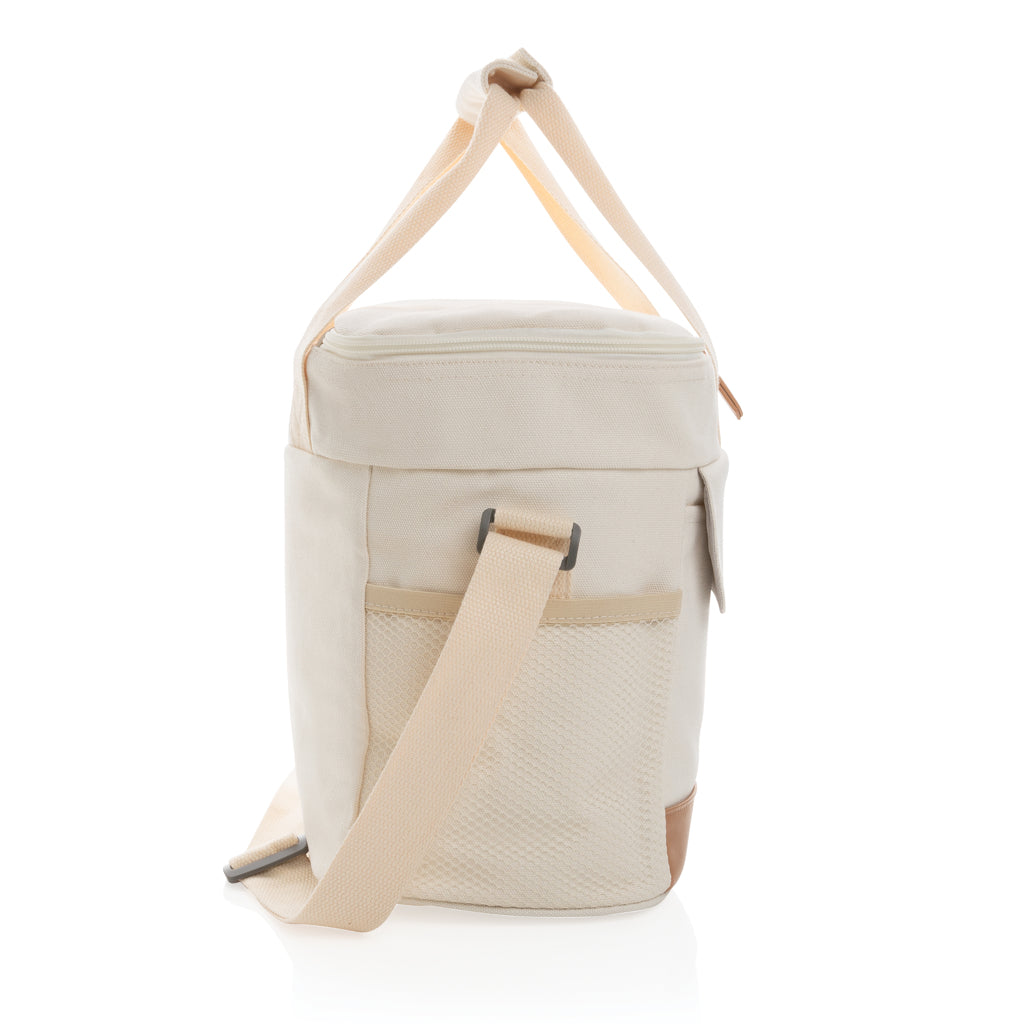Impact AWARE™ 16 oz. rcanvas cooler bag - Off White
