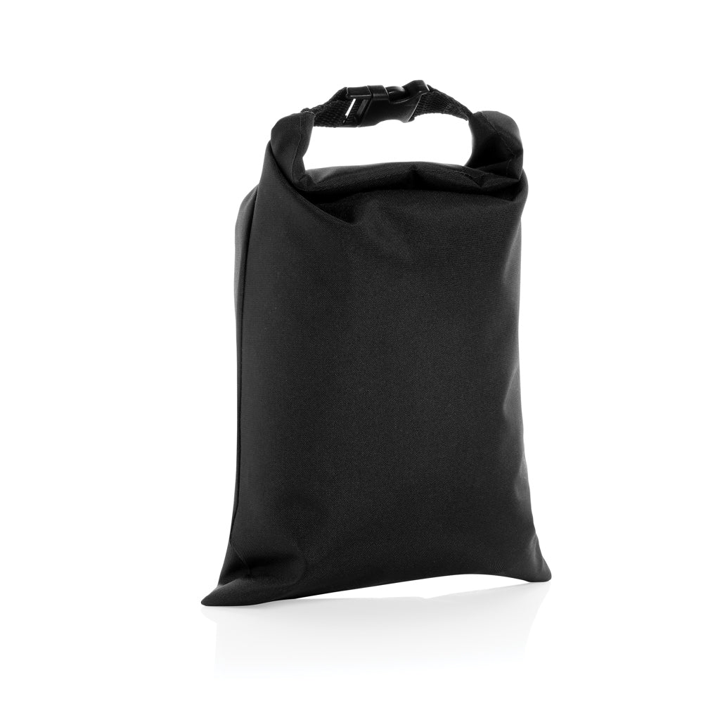 Snackstrap AWARE™ RPET foldable lunchbag 30x20CM - Black
