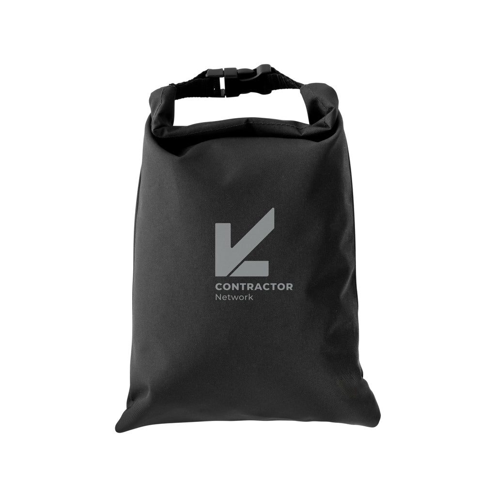 Snackstrap AWARE™ RPET foldable lunchbag 30x20CM - Black