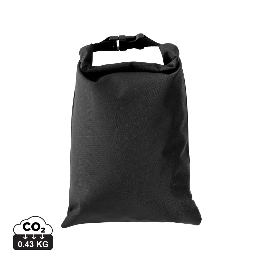 Snackstrap AWARE™ RPET foldable lunchbag 30x20CM - Black