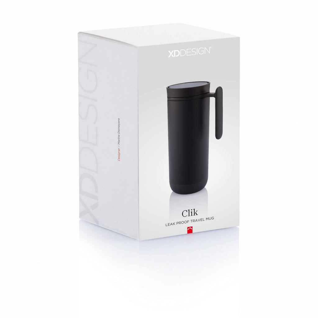 Clik leak proof travel mug - Black