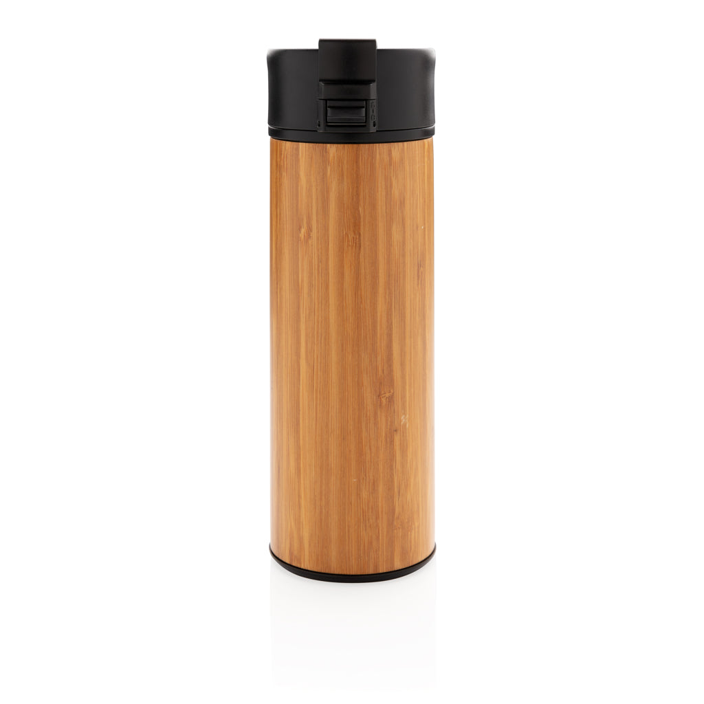 Bogota vacuum bamboo coffee mug - Brown
