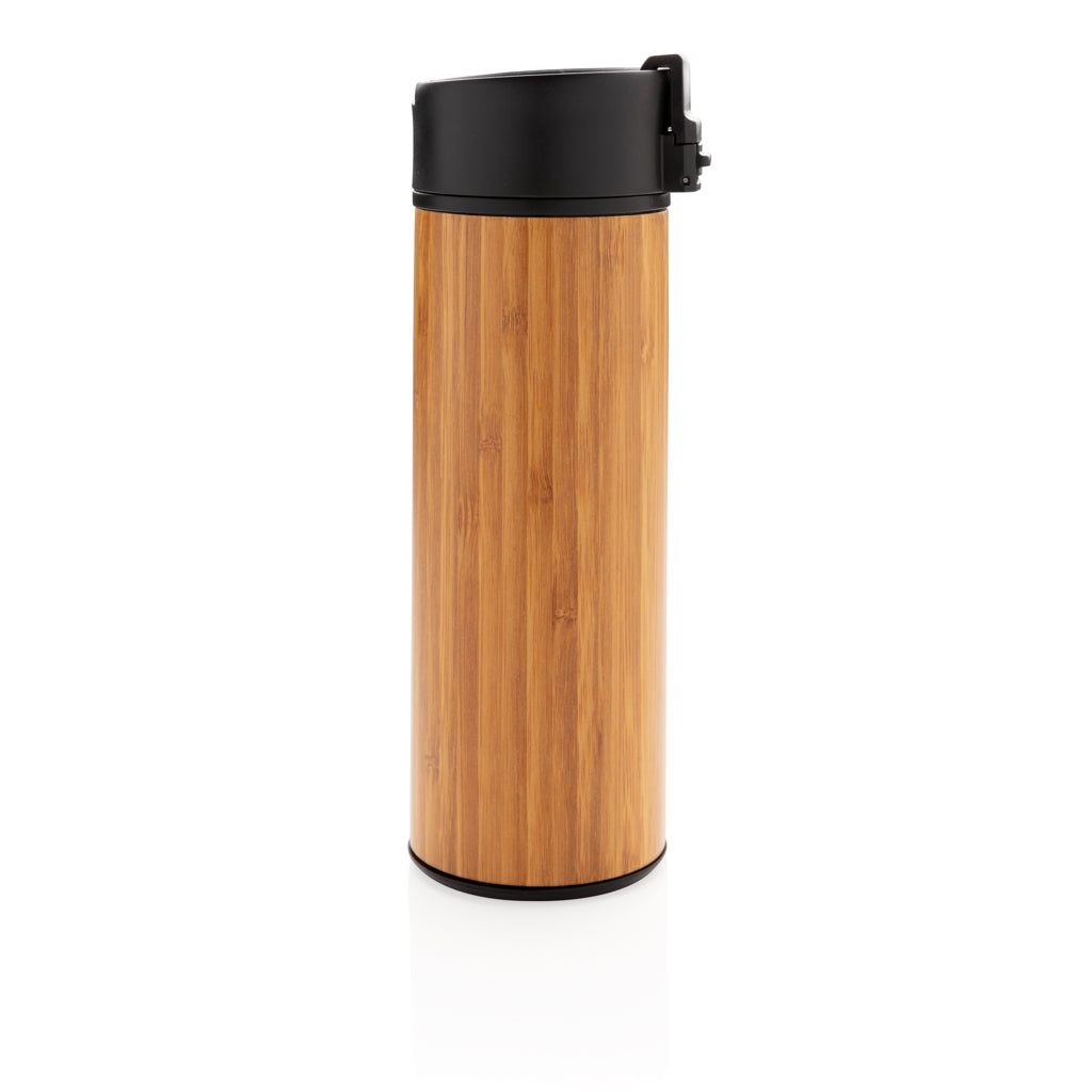 Bogota vacuum bamboo coffee mug - Brown