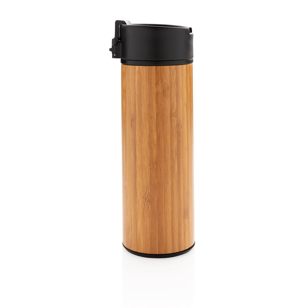 Bogota vacuum bamboo coffee mug - Brown