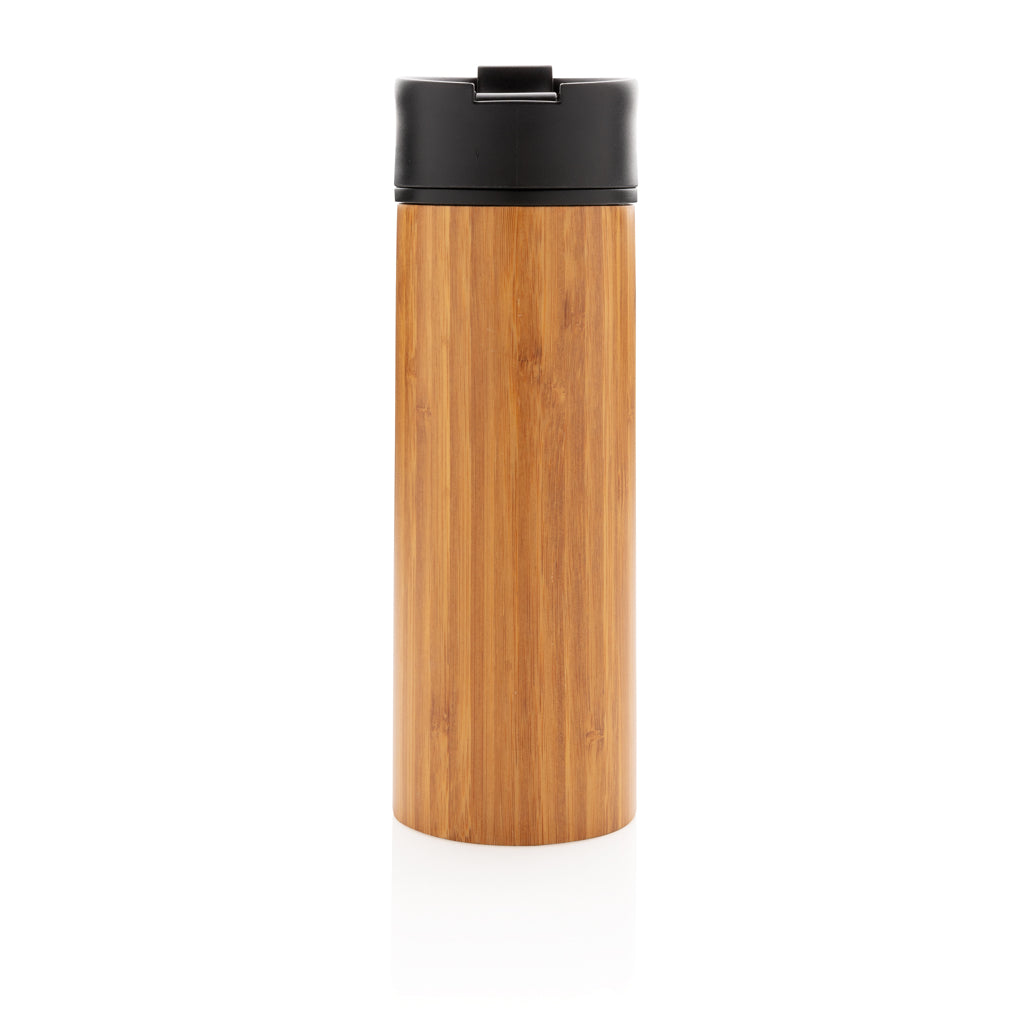 Bogota vacuum bamboo coffee mug - Brown