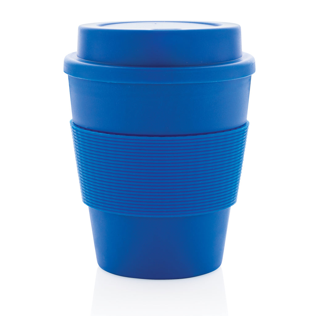Reusable Coffee cup with screw lid 350ml - Blue