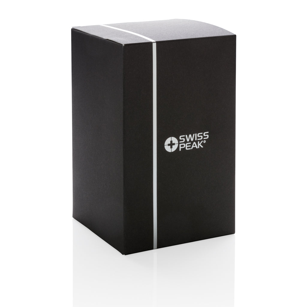 Swiss Peak Elite copper vacuum food container - Black